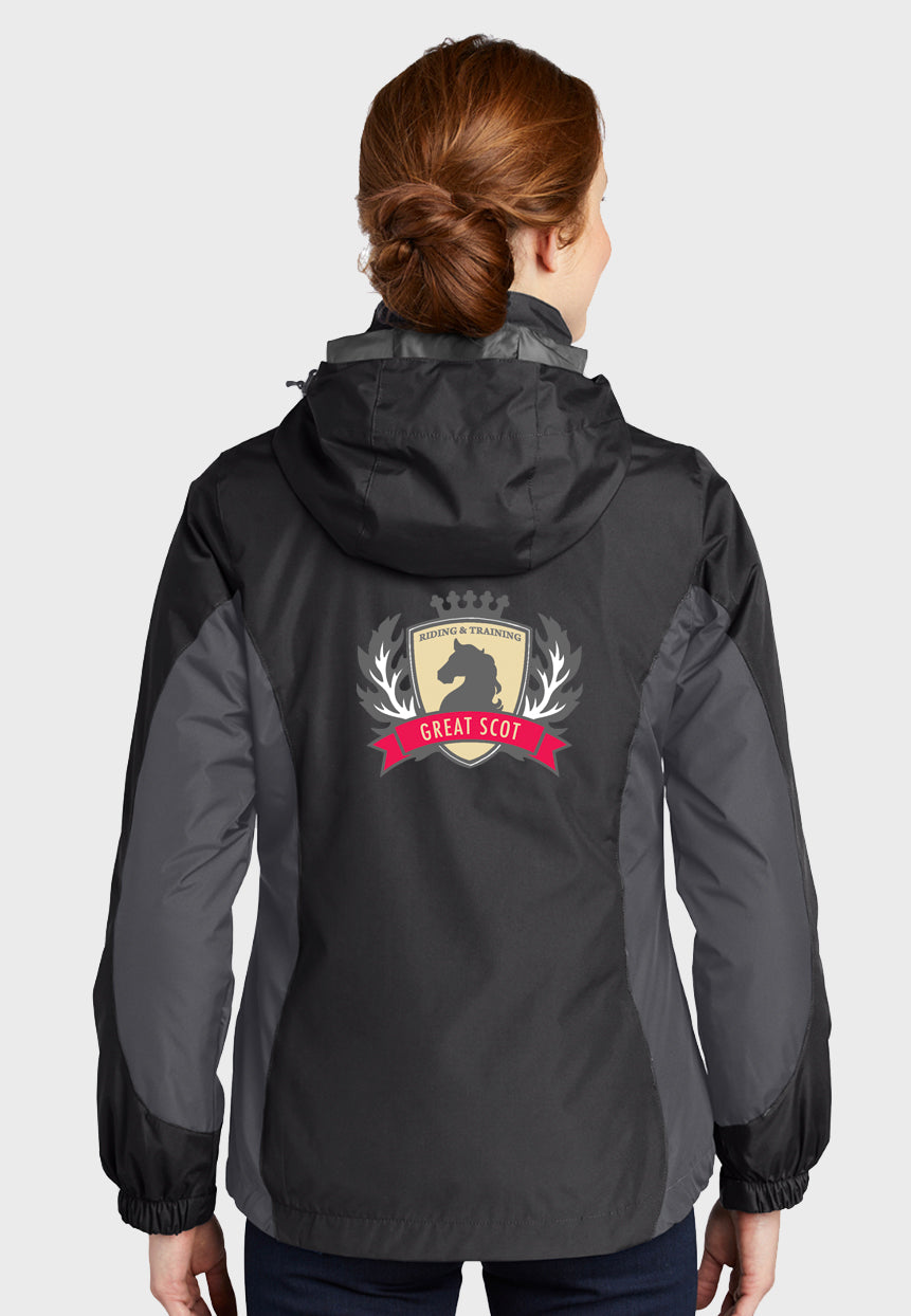 Great Scot Port Authority® Ladies Colorblock 3-in-1 Jacket Black - Main Image