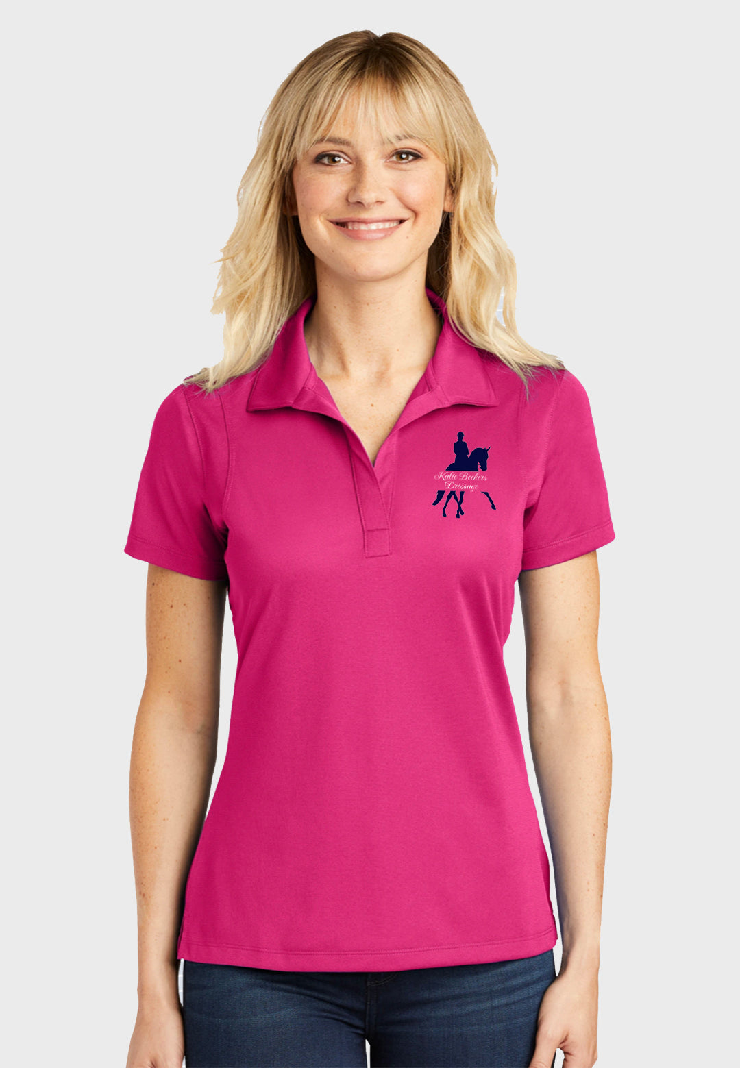 Kalie Becker Dressage Sport-Tek® Ladies Sport-Wick® Polo