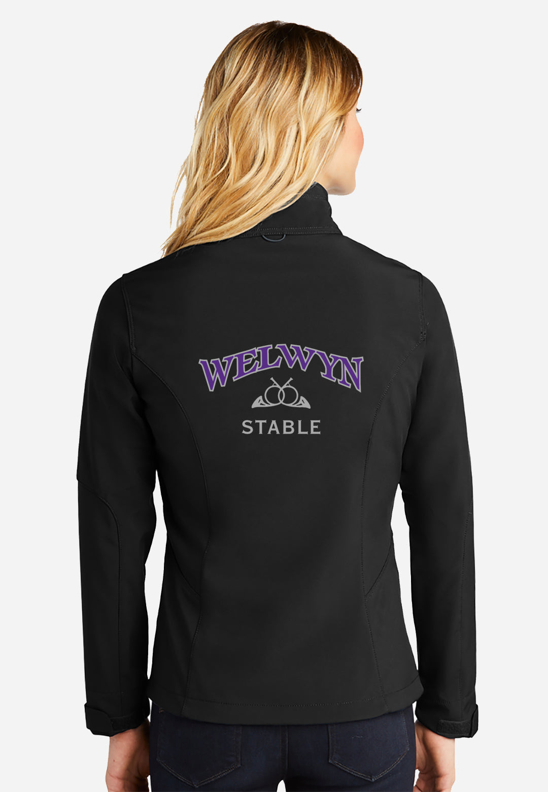 Welwyn Stable Ladies Eddie Bauer® Soft Shell Jacket Black It's A