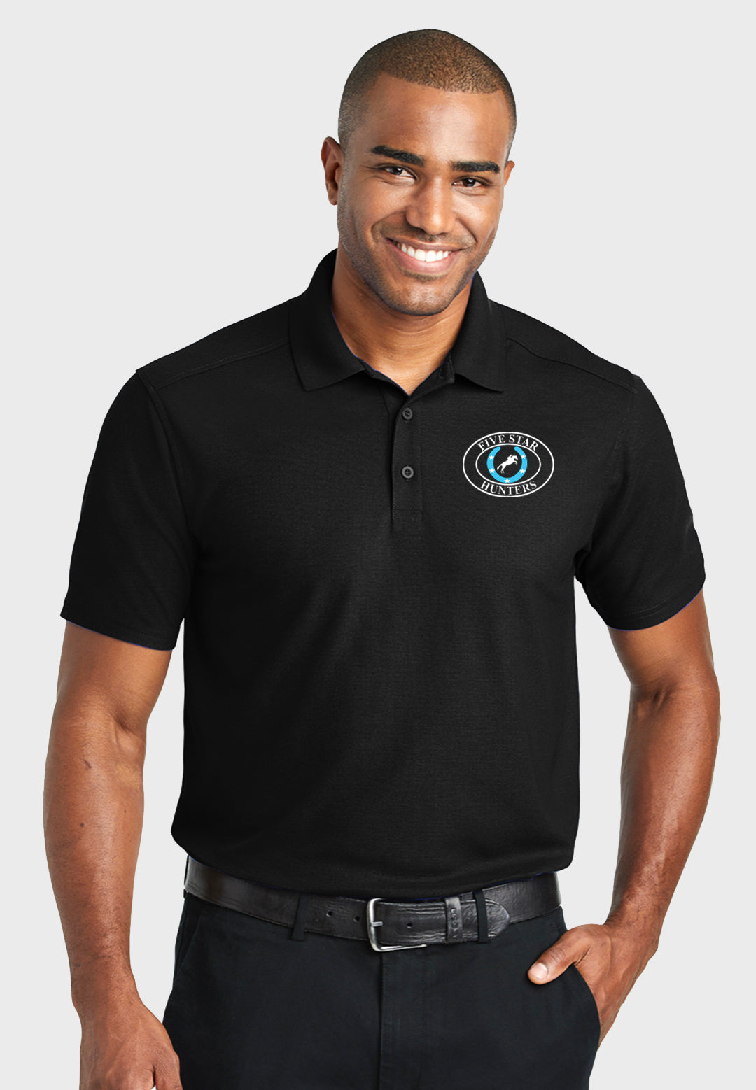 Five Star Hunters Mens Port Authority ® EZPerformance ™ Pique Polo