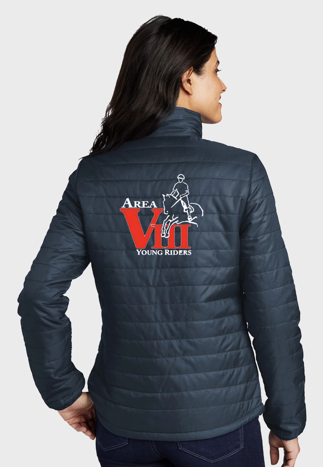 Area 8 Young Riders Port Authority® Ladies Packable Down Jacket