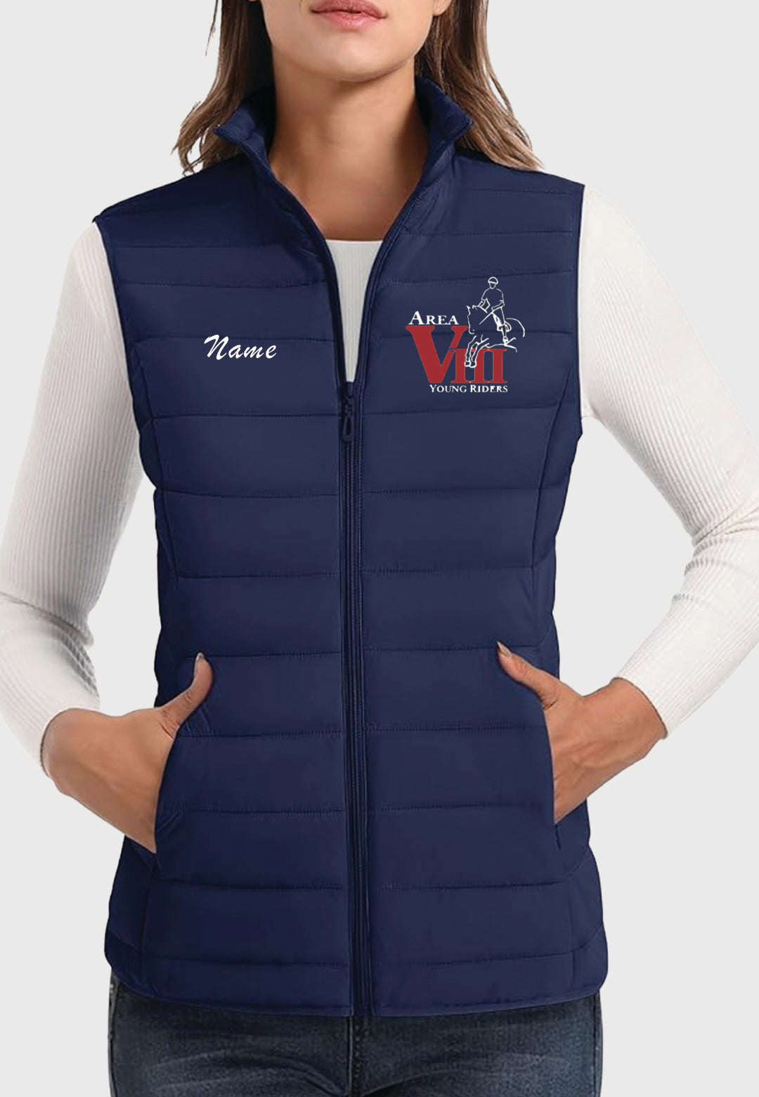 Area VIII Young Riders MAGCOMSEN Lightweight Women's Puffer Vest