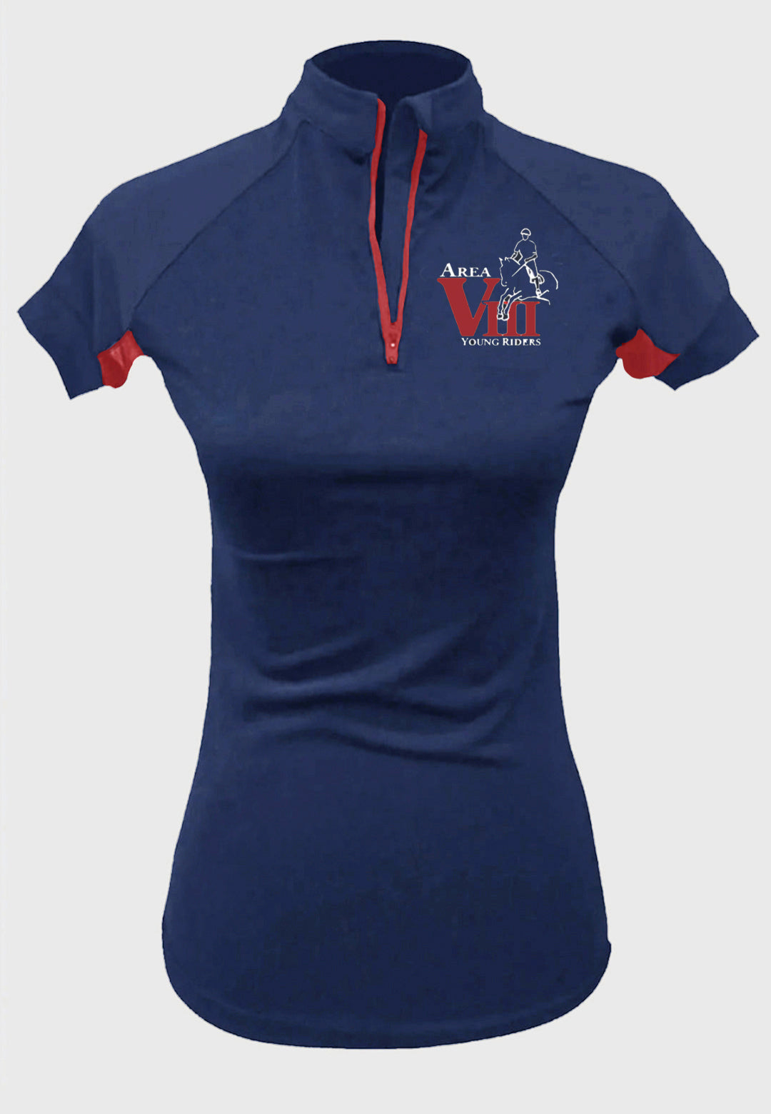 Area VIII Young Riders Short Sleeve Custom Sun Shirt, Ladies + Youth Sizes