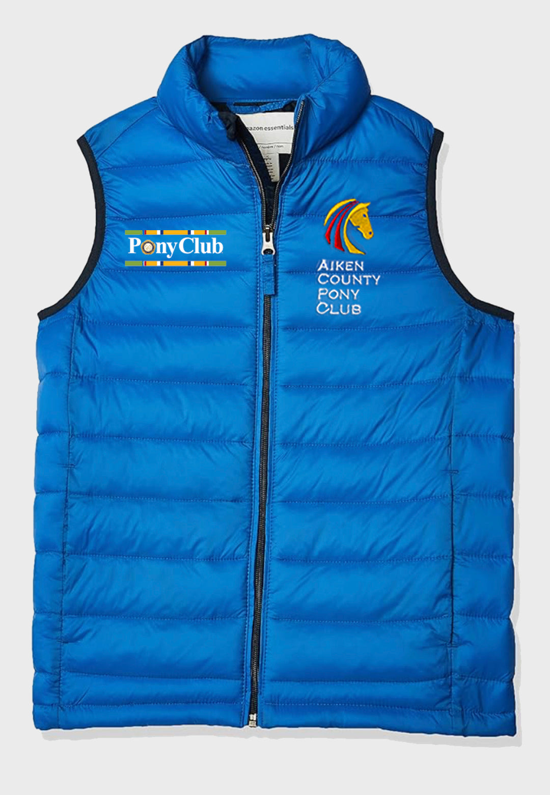 Aiken County Pony Club Essential youth Lightweight Water-Resistant Packable Puffer Vest
