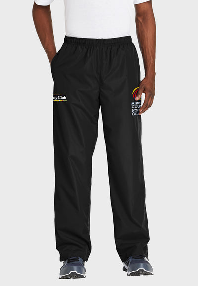 Aiken County Pony Club Sport-Tek® Black Pull-On Wind Pant (Unisex) - Adult + Youth Sizes, 2 Color Options