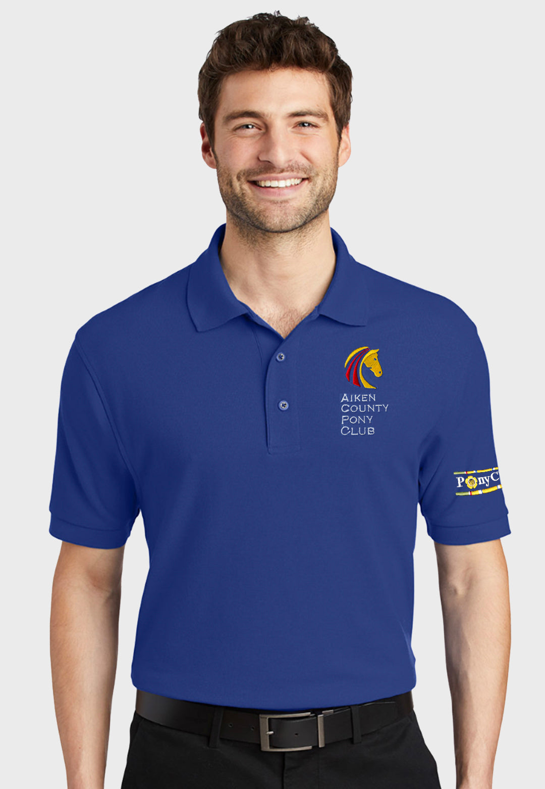 Aiken County Pony Club Port Authority® Silk Touch™ Short Sleeve Polo - Ladies, Mens, + Youth Sizes