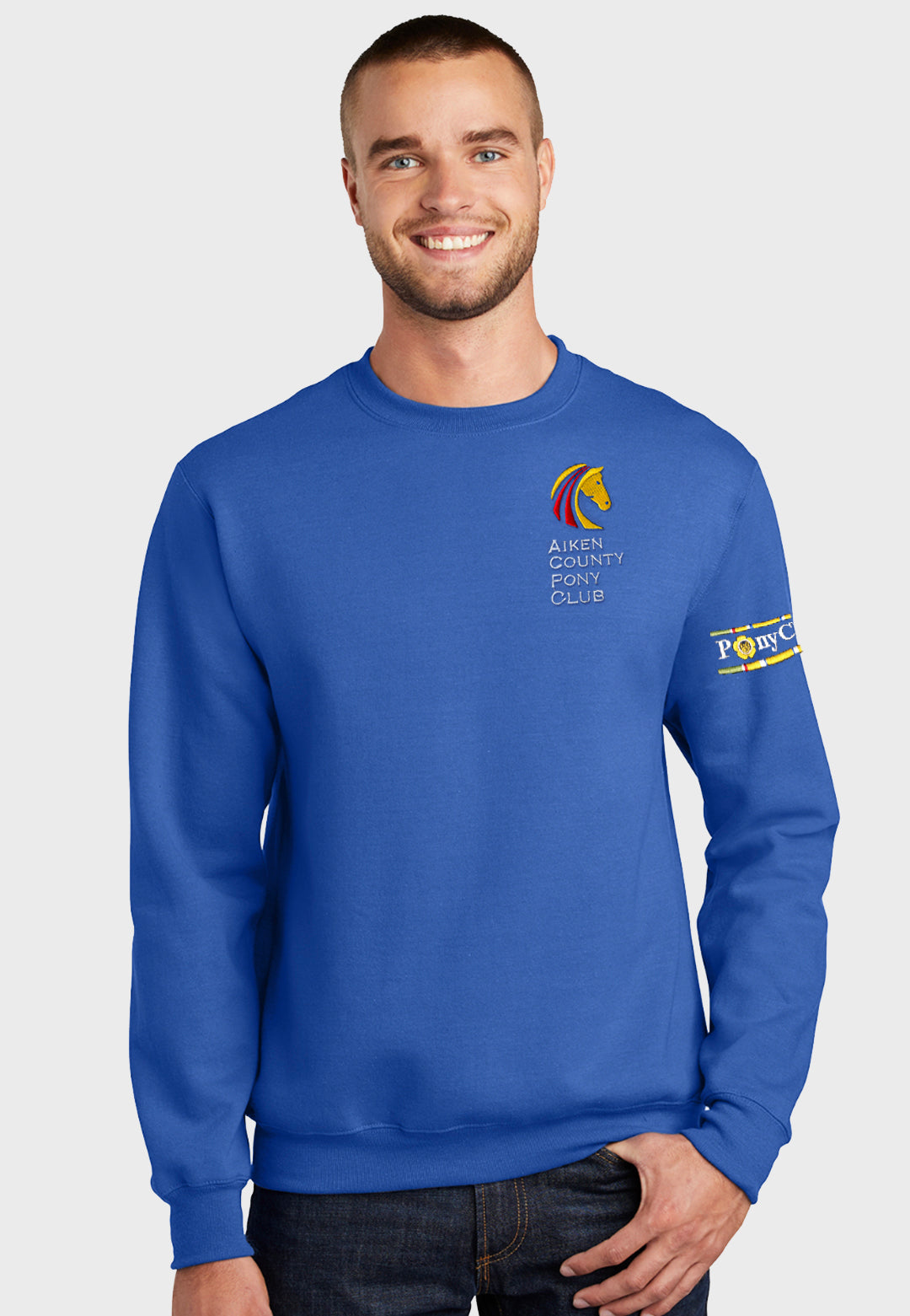 Aiken County Pony Club Port & Company® Essential Fleece Crewneck Sweatshirt - Adult (unisex)/Youth Sizes