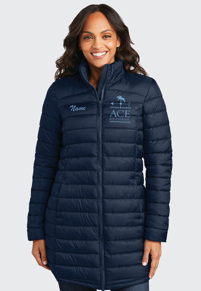 Ace Equestrian Port Authority® Ladies Horizon Puffy Long Jacket