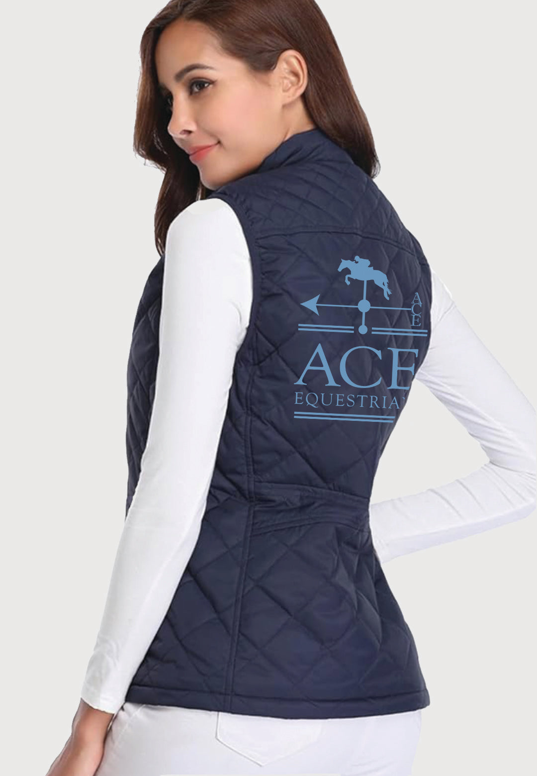 Ace Equestrian Fuinloth Women's Quilted Vest, 2 Color Options