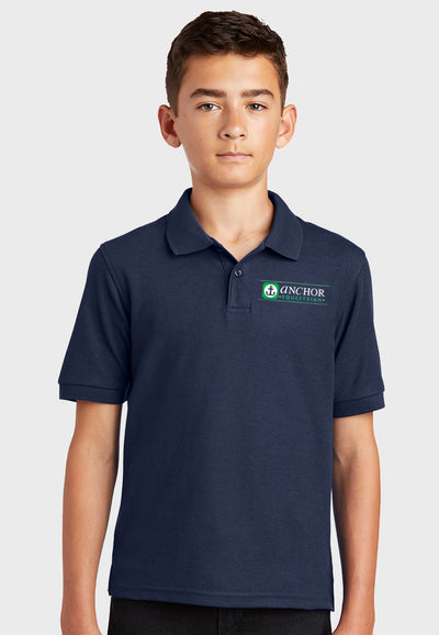 Anchor Equestrian Port Authority® Silk Touch™ Polo - Mens + Youth Sizes - 2 Color Options