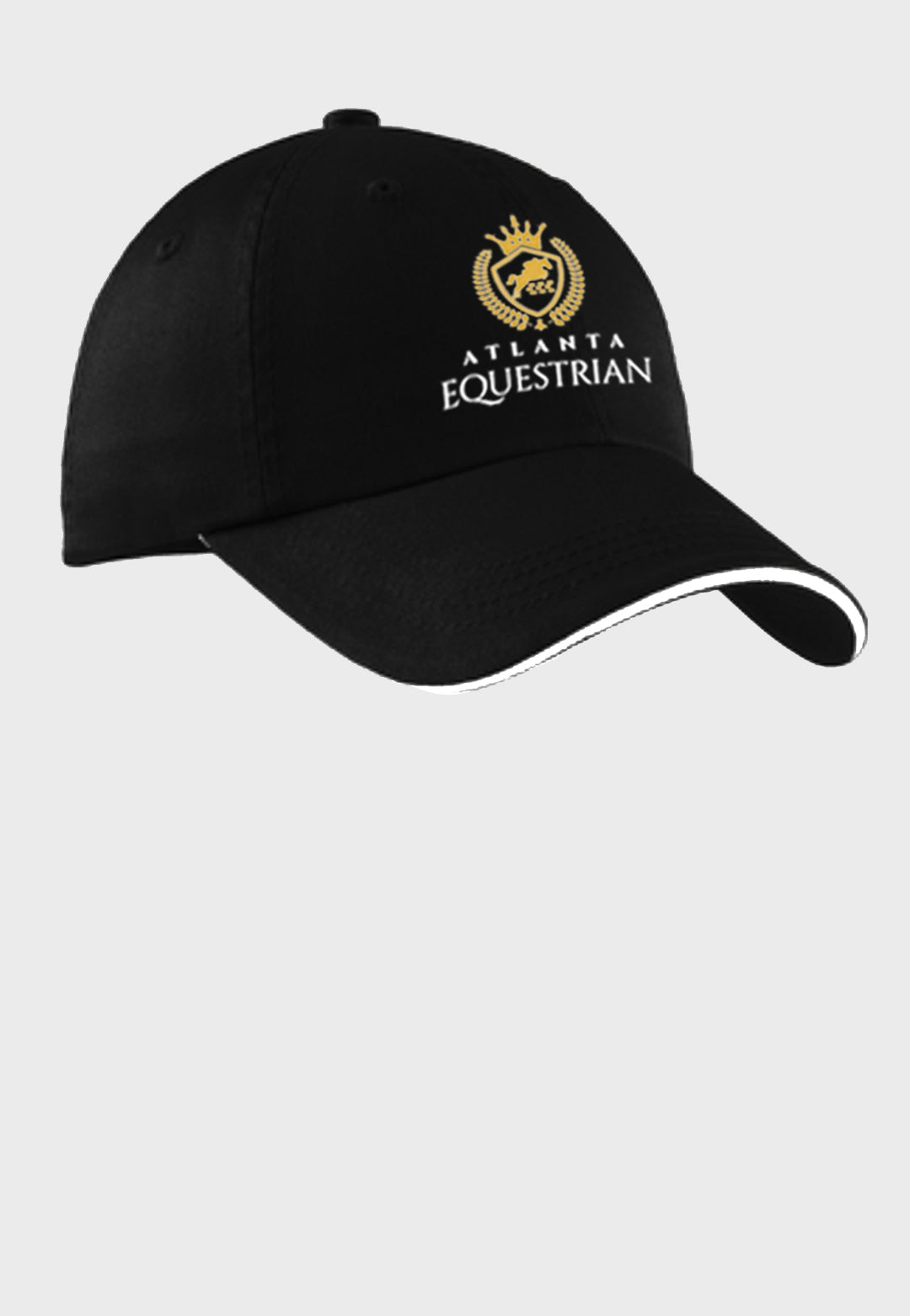 Atlanta Equestrian Port Authority® Sandwich Bill Cap with Striped Closure