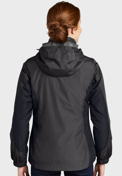 Atlanta Equestrian Port Authority® Ladies Black Colorblock 3-in-1 Jacket