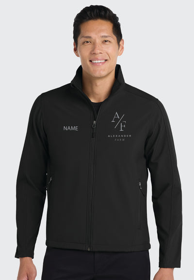 Alexander Farm Port Authority® Core Black Soft Shell Jacket - Men's/Ladies/Youth