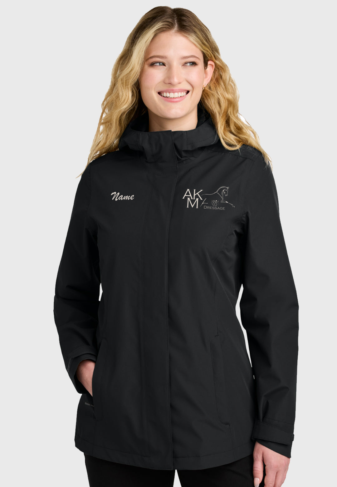 AKM Dressage Port Authority® Ladies C-FREE® Rain Jacket, Ladies + Mens Sizes