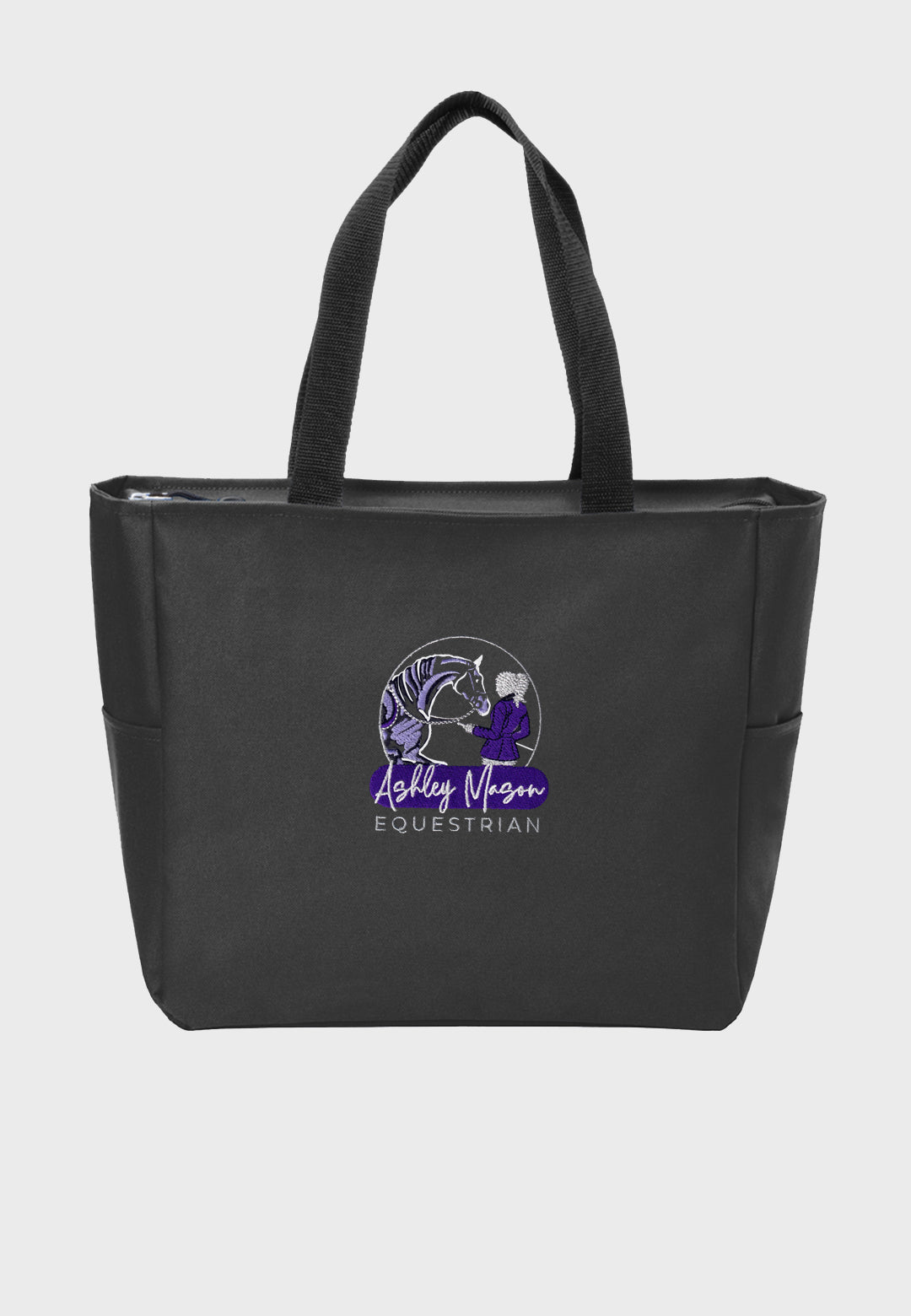 Ashley Mason Equestrian Port Authority® Essential Zip Tote