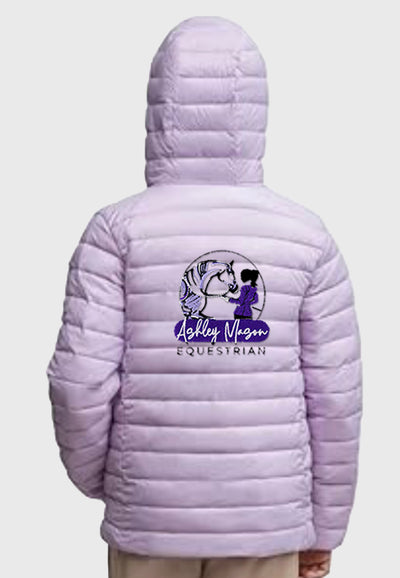 Ashley Mason Equestrian Lands' End Youth ThermoPlume Packable Hooded Jacket