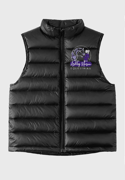 Ashley Mason Equestrian Happy Cherry Kids Puffer Down Vest