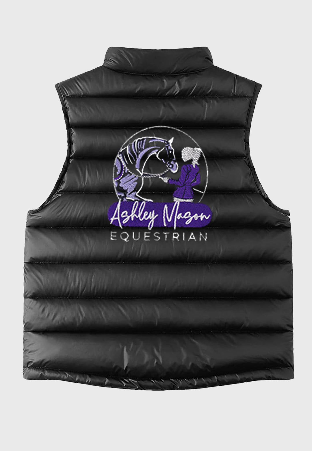 Ashley Mason Equestrian Happy Cherry Kids Puffer Down Vest