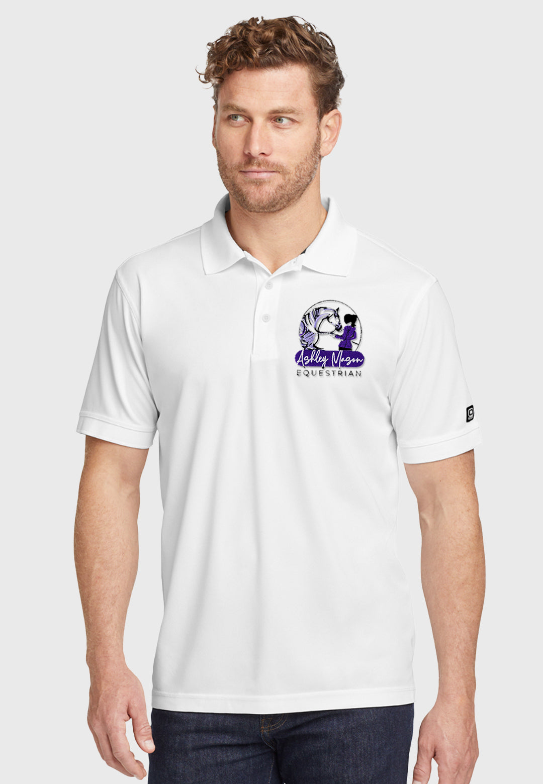 Ashley Mason Equestrian OGIO® Mens Caliber 2.0 Polo, 2 Color Options
