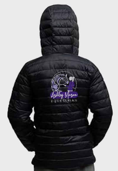Ashley Mason Equestrian Lands' End Youth ThermoPlume Packable Hooded Jacket