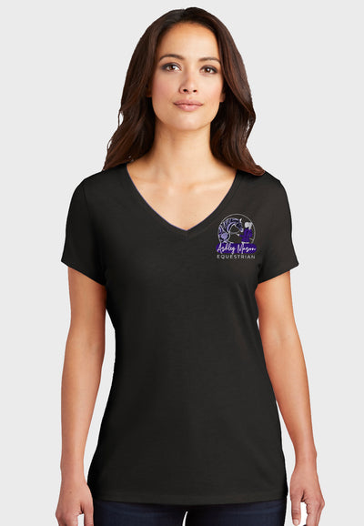 Ashley Mason Equestrian District ® Women’s Perfect Tri ® V-Neck Tee - 2 Color Options