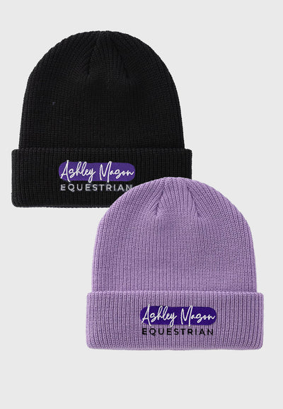 Ashely Mason Equestrian Connectyle Classic Cuffed Beanie, 2 Color Options
