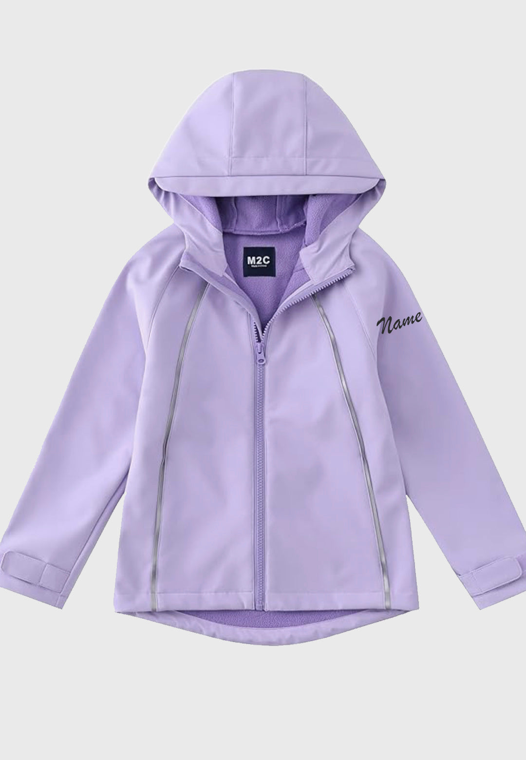 Ashley Mason M2C Girls Hooded Fleece-Lined Softshell Jacket