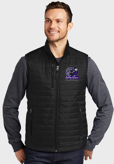 Ashley Mason Equestrian Port Authority® Packable Puffy Vest - Ladies/Mens Styles, 2 Color Options