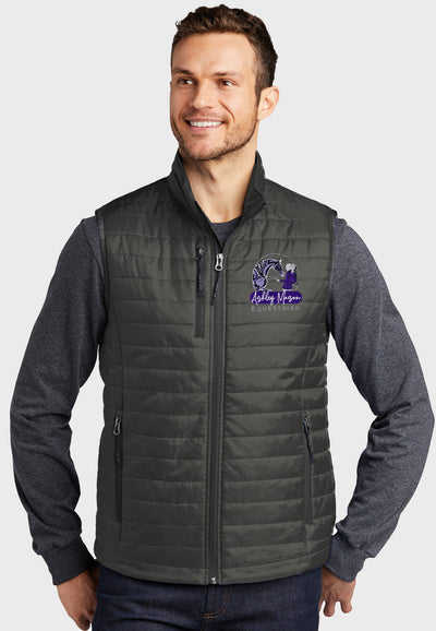 Ashley Mason Equestrian Port Authority® Packable Puffy Vest - Ladies/Mens Styles, 2 Color Options