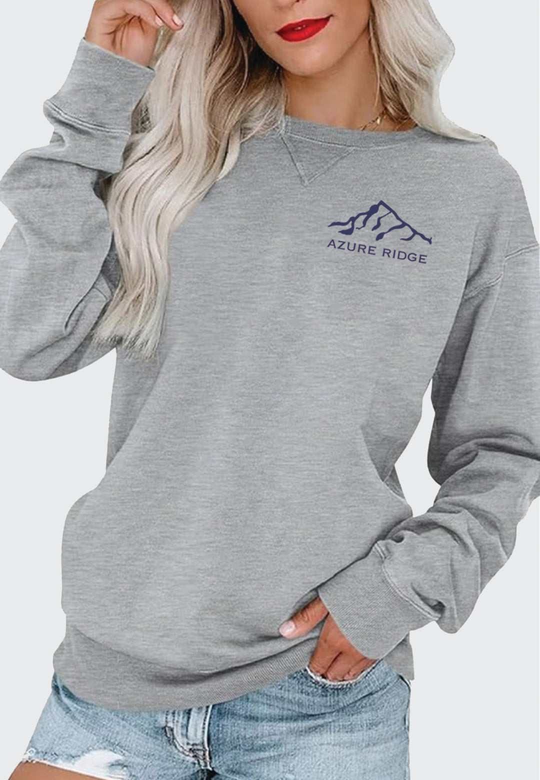 Azure Ridge PGANDS Womens Lightweight Crew Neck Pullover, 2 Color Options