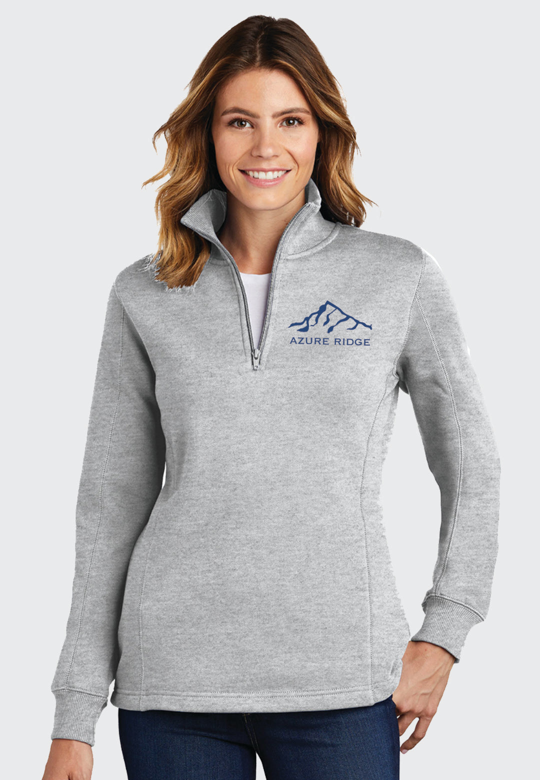 Azure Ridge Sport-Tek® Ladies 1/4-Zip Sweatshirt, 3 Color Options
