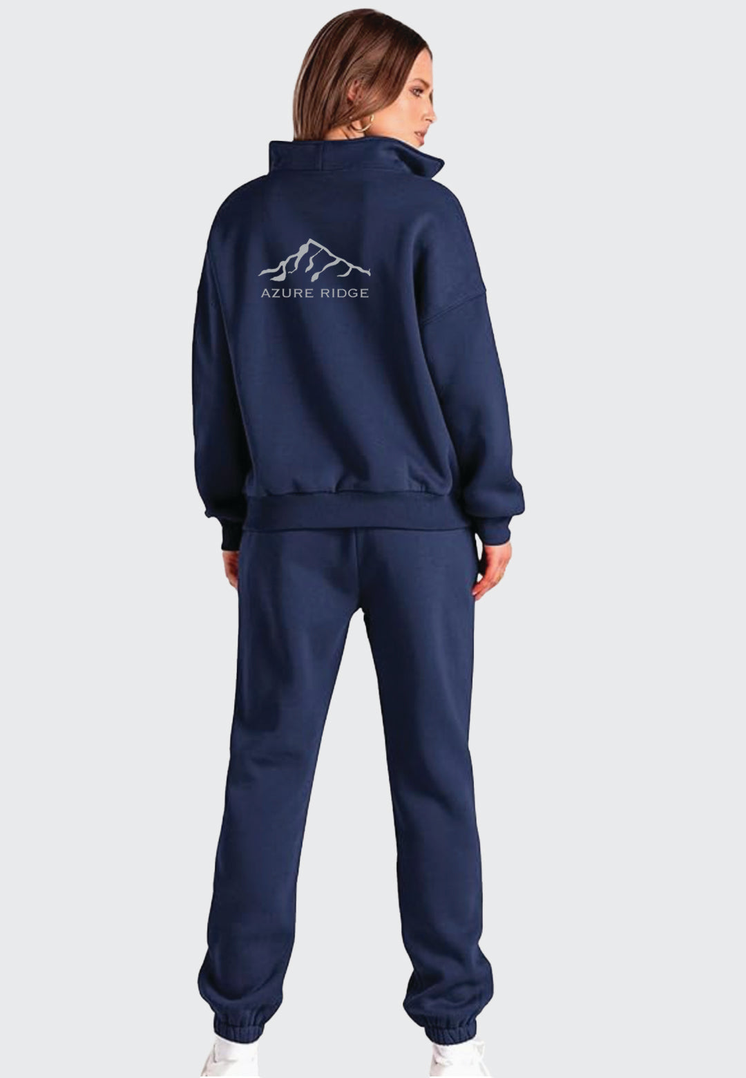 Azure Ridge BTFBM 2-PIECE LOUNGE HOODIE OVERSIZED SWEATSUIT SET, 2 color Options