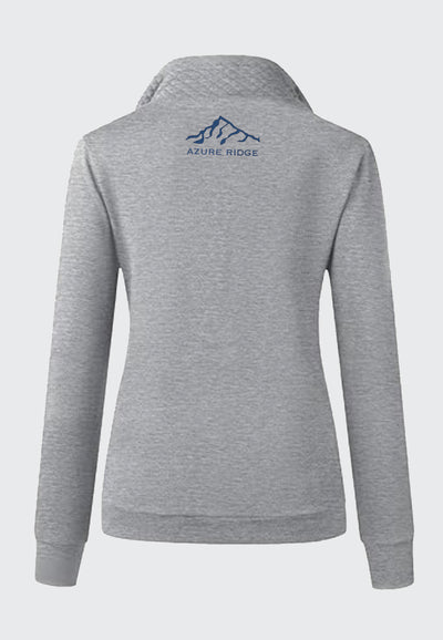 Azure Ridge BTFBM Ladies Quilted 1/4 Zip Sweatshirt, 2 Color Options