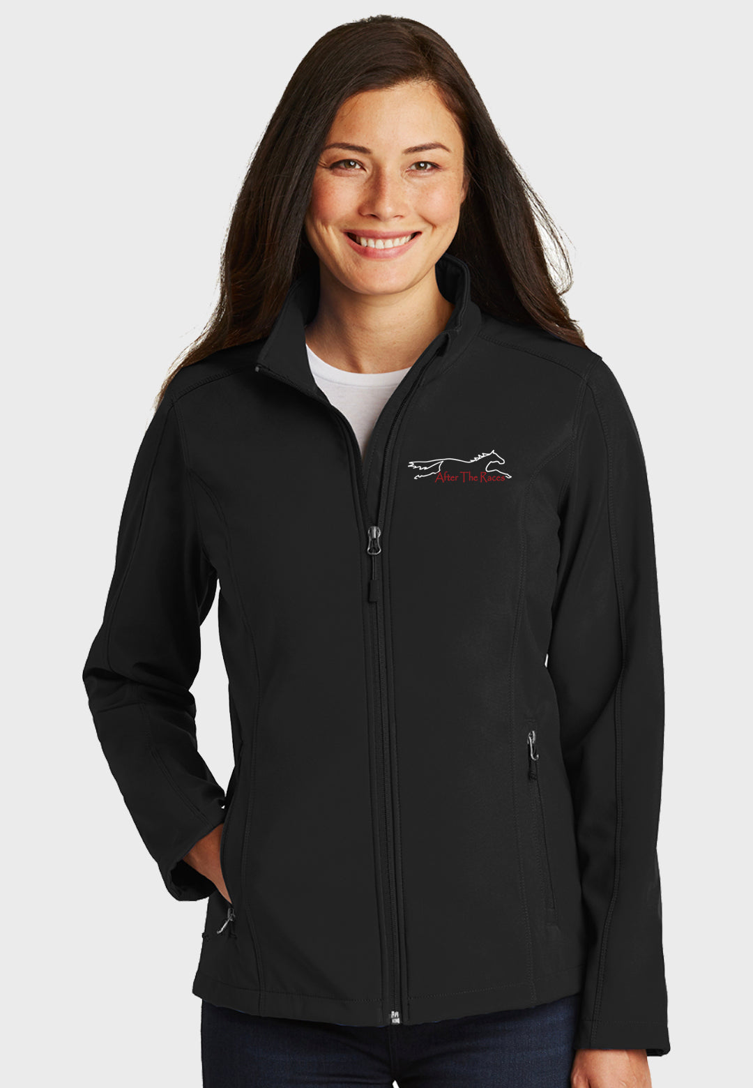After the Races Port Authority® Ladies Core Soft Shell Jacket - 2 Color Options