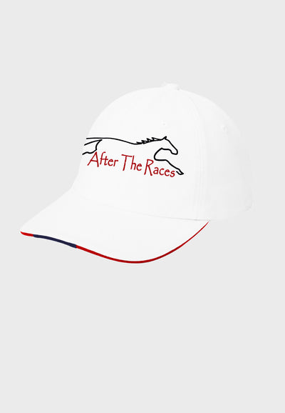 After the Races Port Authority® Sandwich Bill Cap with Striped Closure