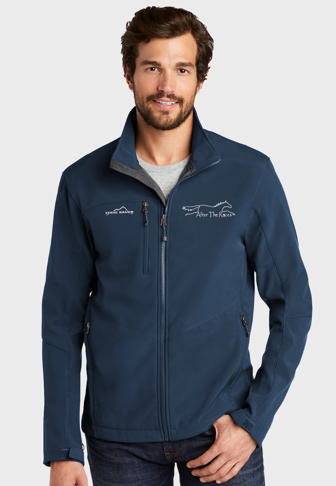 After the Races Mens Eddie Bauer® Soft Shell Jacket - 2 Color Options