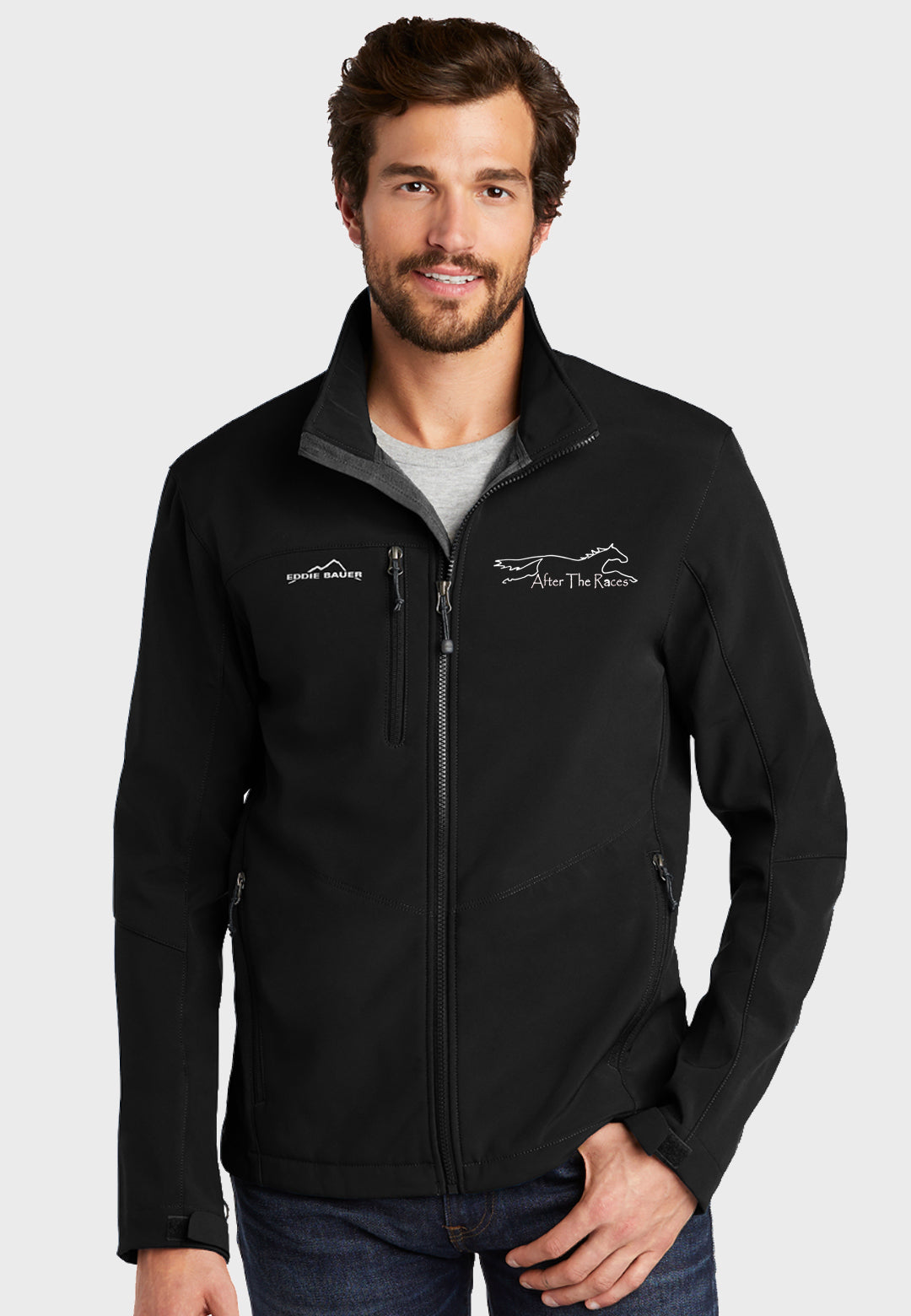 After the Races Mens Eddie Bauer® Soft Shell Jacket - 2 Color Options