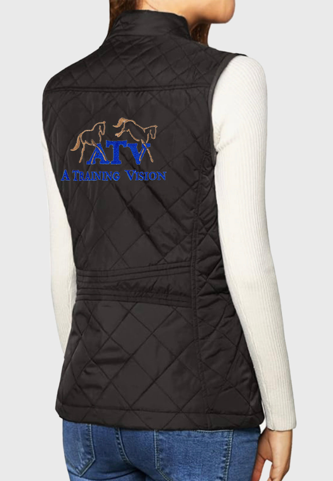 A Training Vision Allegra K Ladies Puffer Lightweight Quilted Vest, 2 Color Options