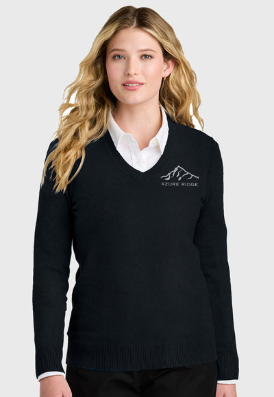 Azure Ridge Port Authority® Women’s Easy Care V-Neck Sweater, 2 Color Options