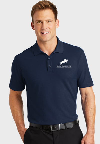 B & B Equine Port Authority® Core Classic Pique Polo - Ladies/Mens/Youth Sizes, 2 Color Options
