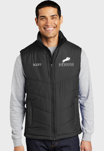 B & B Equine Port Authority® Puffy Vest - Ladies/Mens Styles, 2 Color Options