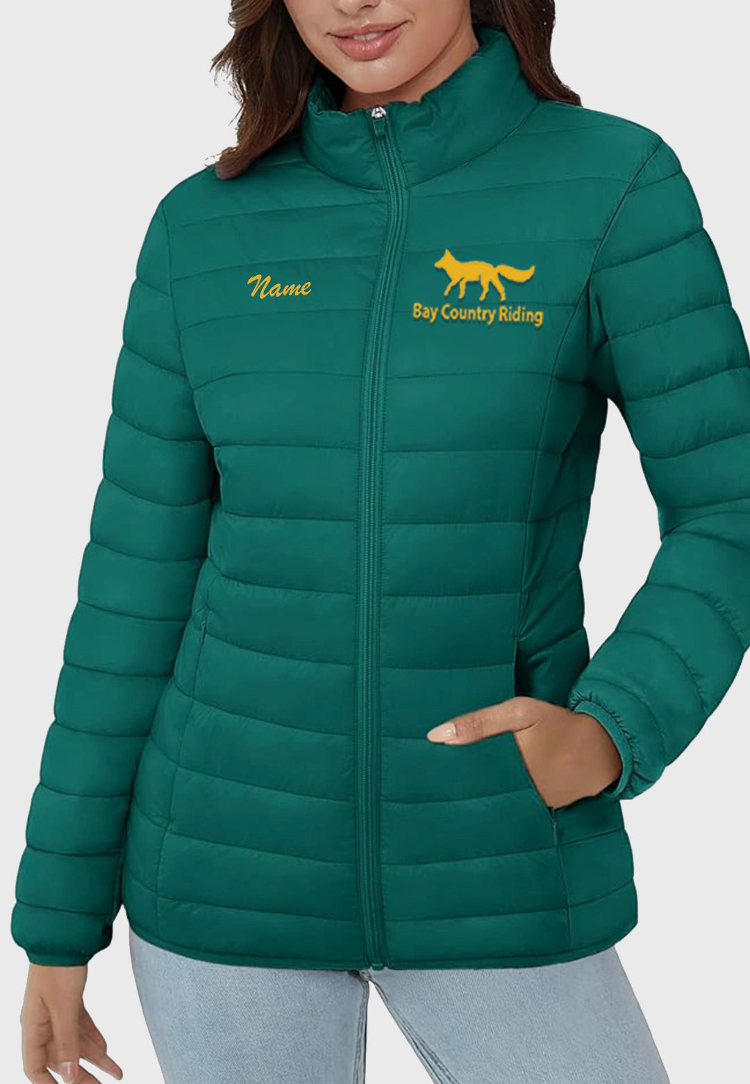 Bay Country Riding MAGCOMSEN Lightweight Dark Green Puffer Jacket, Ladies + Mens Sizes