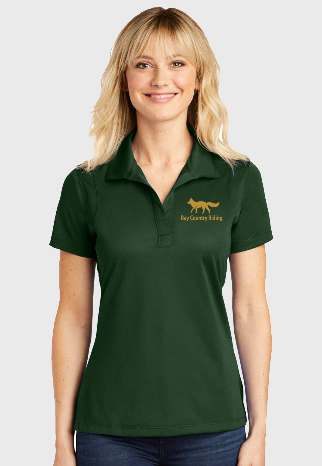 Bay Country Riding Sport-Tek® Ladies Sport-Wick® Polo - Ladies + Mens Sizes