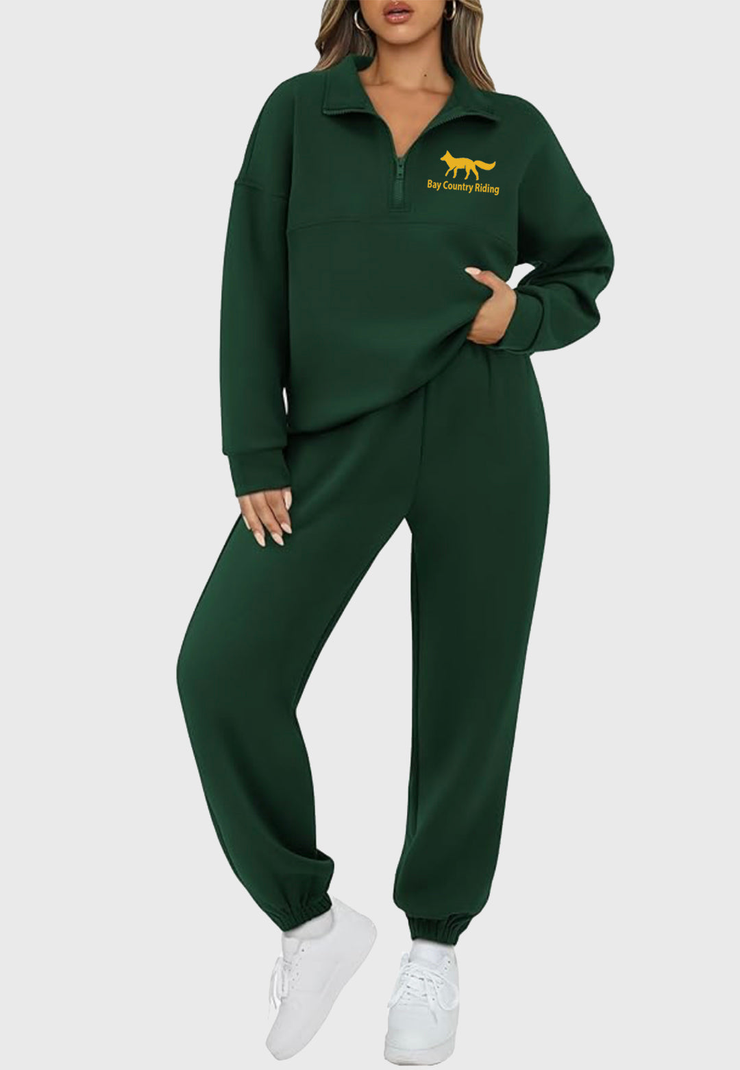 Bay Country Riding BTFBM 2-PIECE LOUNGE HOODIE OVERSIZED SWEATSUIT SET