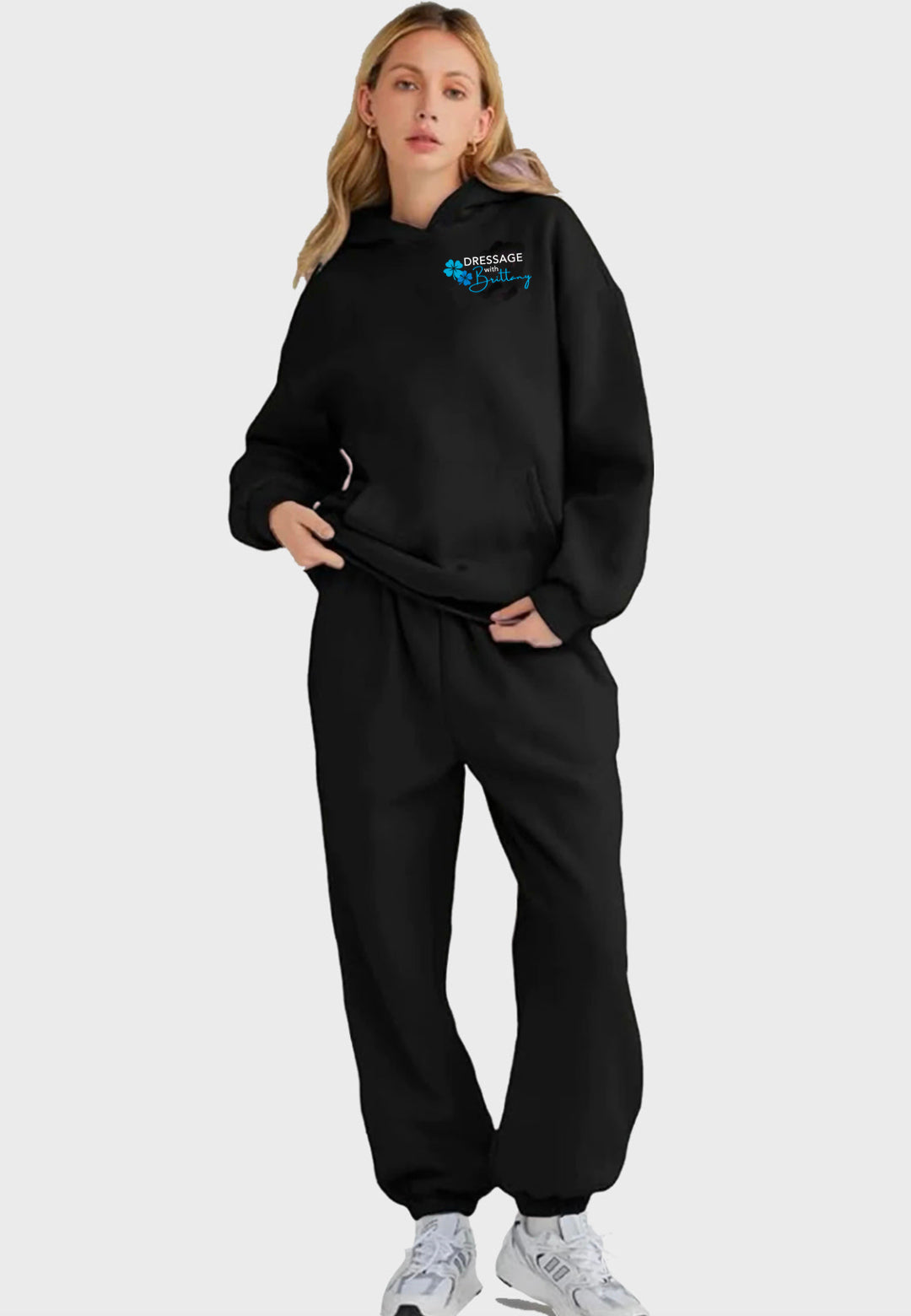 Brittany Dressage 2-PIECE LOUNGE HOODIE OVERSIZED SWEATSUIT SET