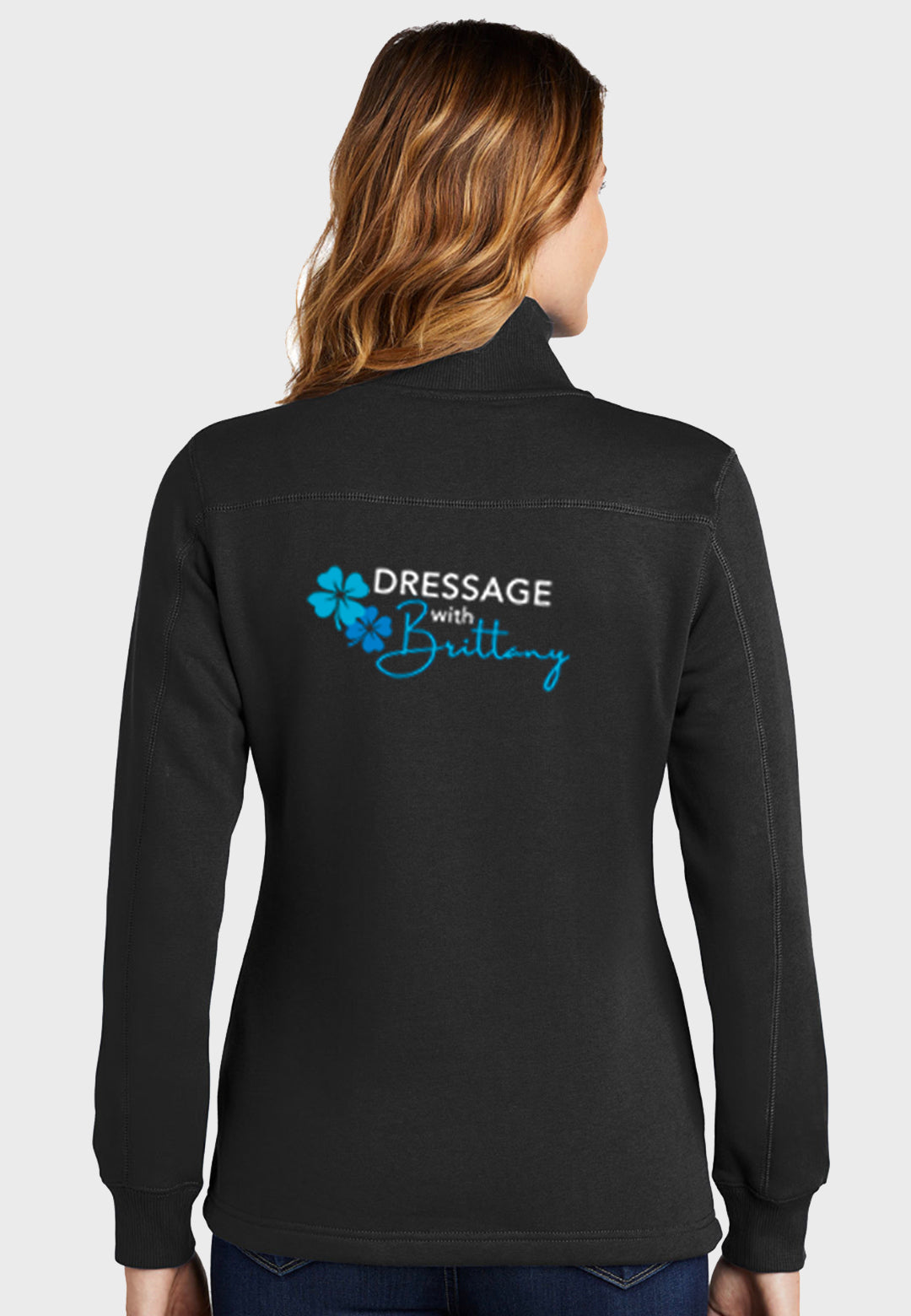 Brittany Dressage Sport-Tek® Ladies 1/4-Zip Sweatshirt