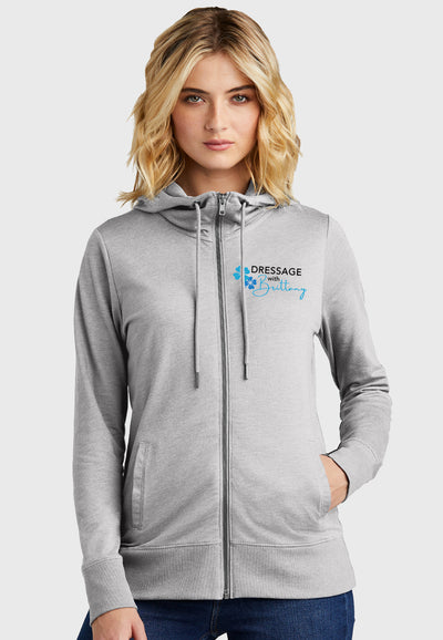 Brittany Dressage District® Women’s Featherweight French Terry™ Full-Zip Hoodie, 2 Color Options