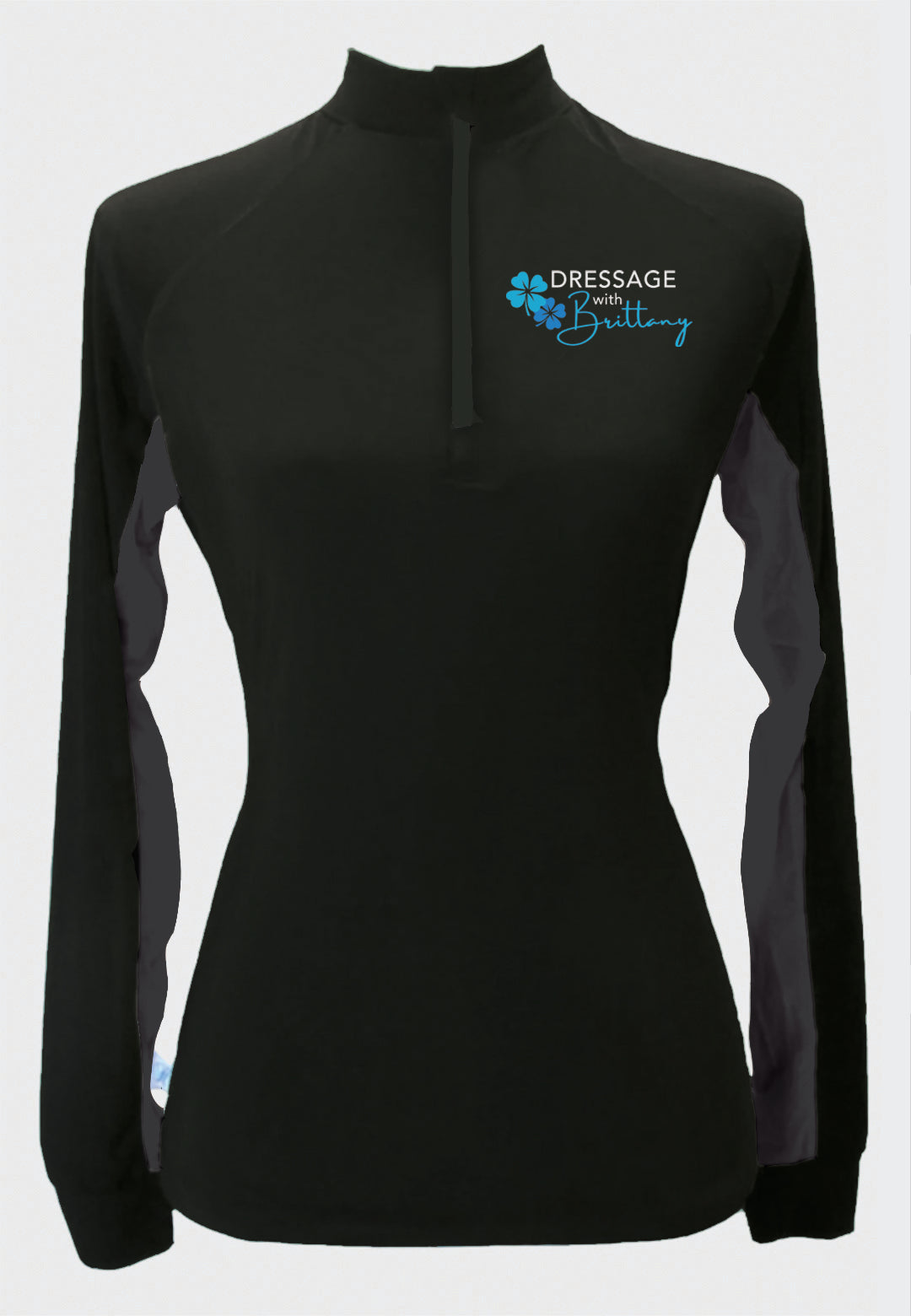 Brittany Dressage IAH Custom Solid Sun Shirt, Adult + Youth Sizes