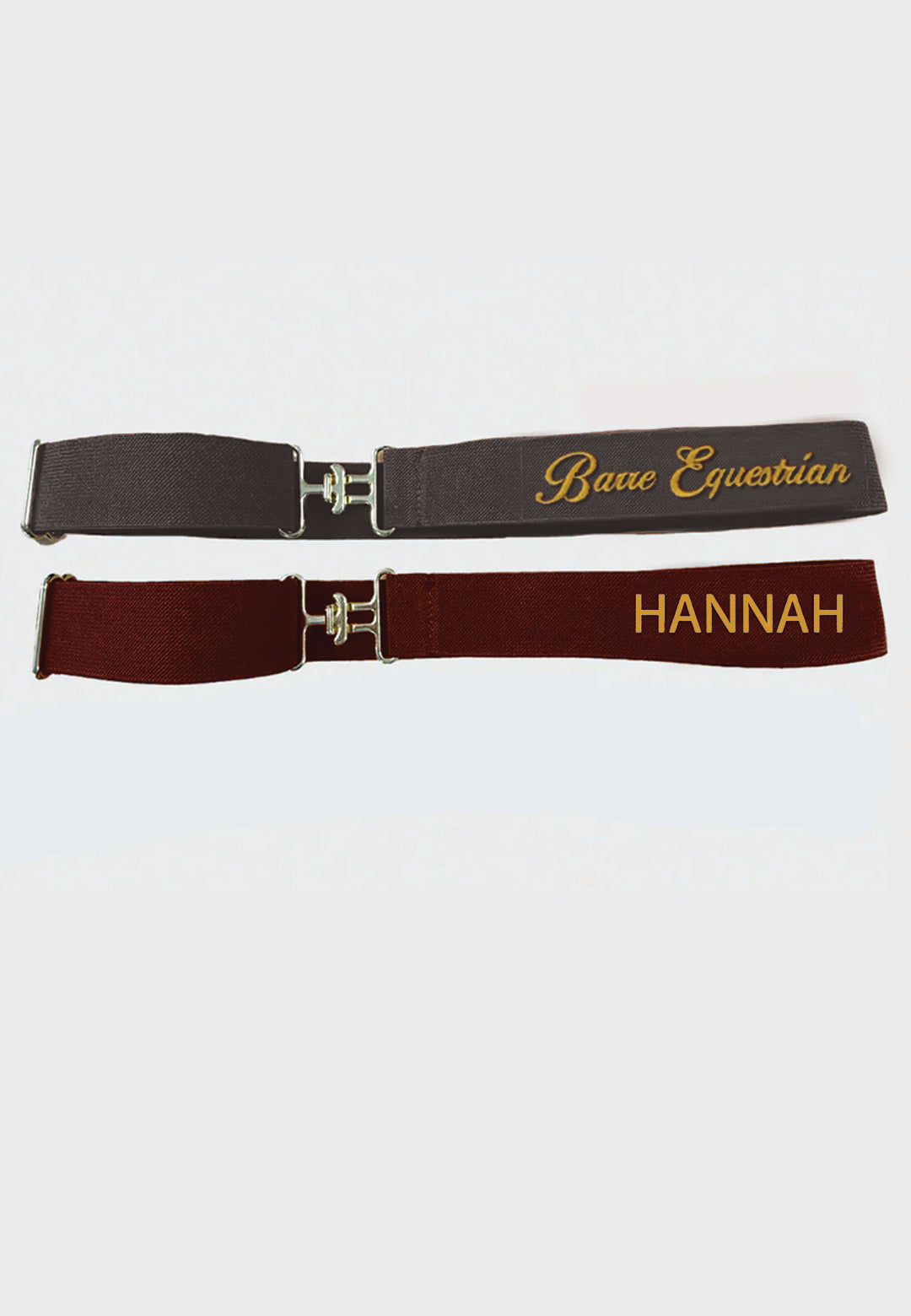 Barre Equestrian Center Elastic-Stretch Rider Belt with Surcingle Buckle, 2 Color Options