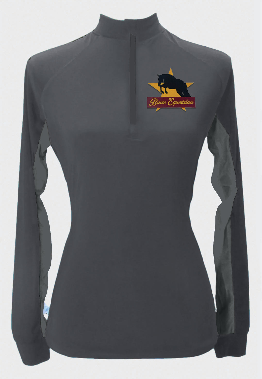 Barre Equestrian IAH Custom Solid Sun Shirt, Adult Sizes + Youth Sizes, 2 Color Options